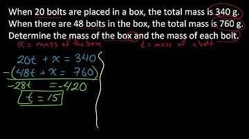 Math 10C: Solving Systems of Equations with  Word Problems 1