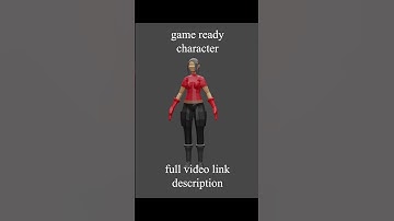 low poly character modeling 🧍‍♀️ inspired by blender art-mds design #shorts