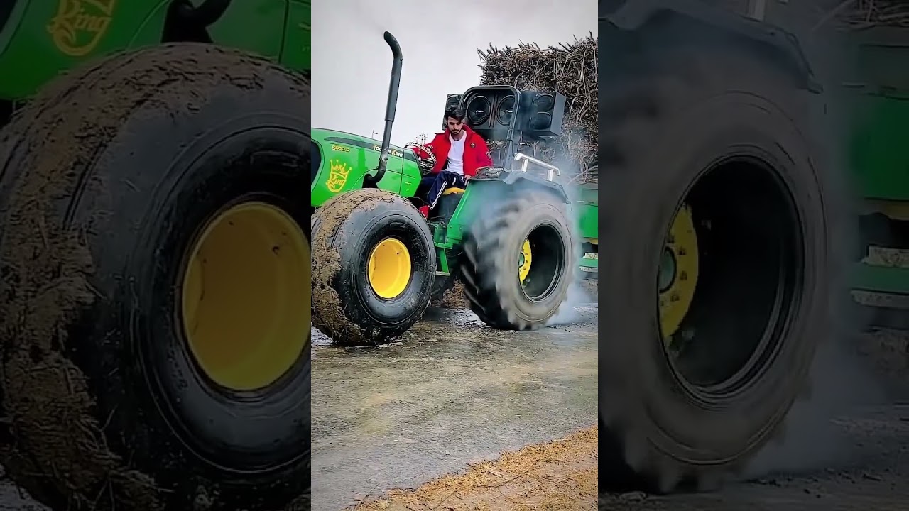 Subscriber Count Machine #burnout #jatt #jaat #jat #johndeere #farmerlife #farmer #desi #tractor ...
