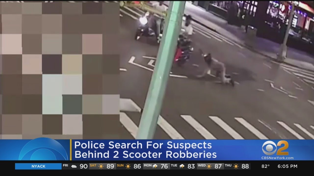 Police search for suspects behind 2 scooter robberies YouTube