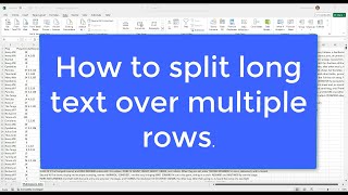 How does Excel Display Long Text? How can I reformat it?