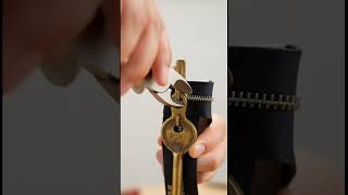 Turn an old key into a quick zipper pull replacement #Shorts