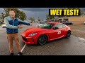Testing The Toyota GR86 On A Very Rainy Wet Track!