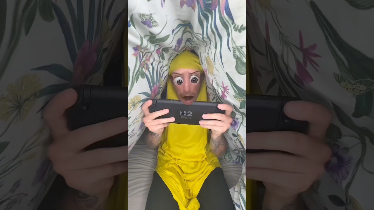 He just wanted to play Switch 2 😂