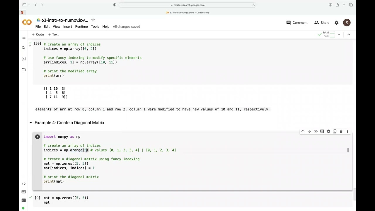 What is Fancy Indexing in Numpy