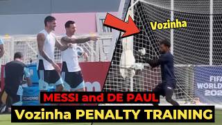 Messi's Miami Training & Vozinha Working on Penalty Before Argentina vs Cabo Verde! 🐐🔥