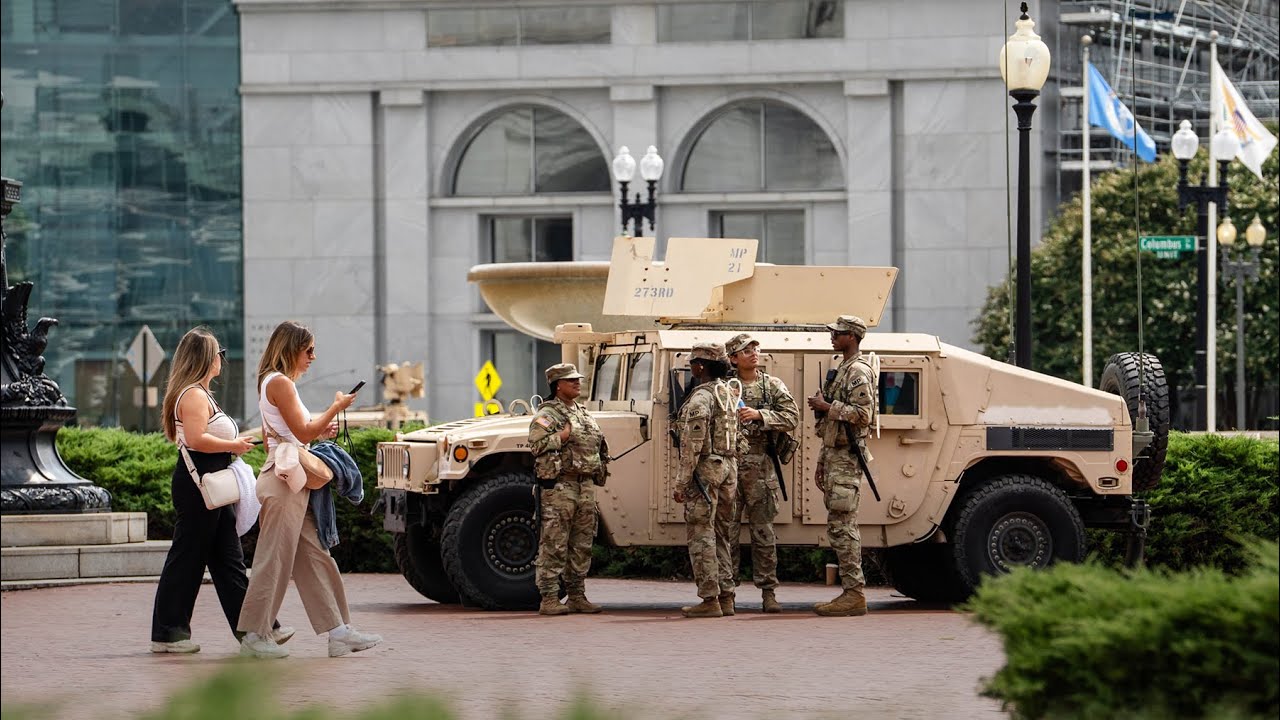 LIVE: Vice President and Defense Secretary Visit Soldiers in Washington
