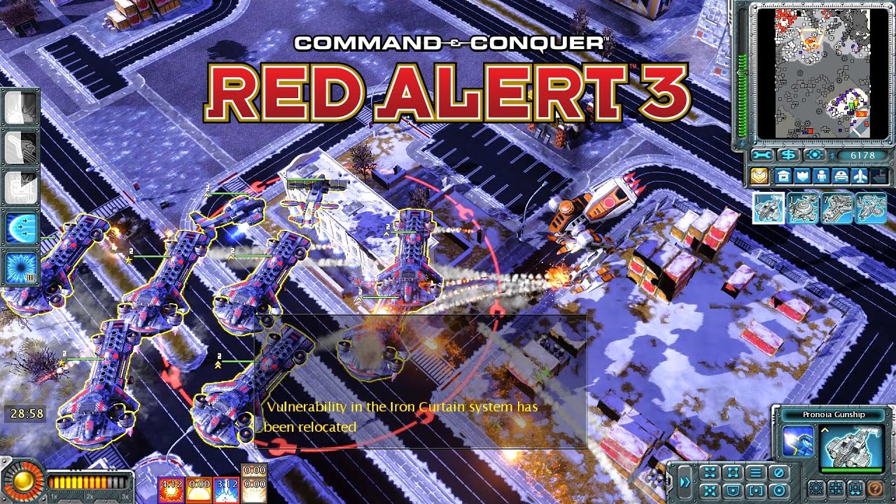 Command & Conquer Red Alert 3 Rejuvenation MOD Allies Mass Spam ...