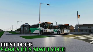 ROBLOX | First Look At VAMOS Bus Simulator