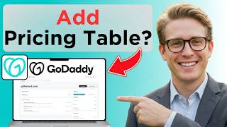How to Add Pricing Table in GoDaddy (Updated 2026)