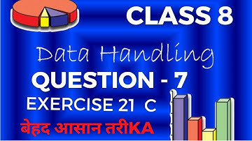 Data handling | Class 8 Chapter 21  Exercise 21 C Question 7 | R. S. Aggarwal,