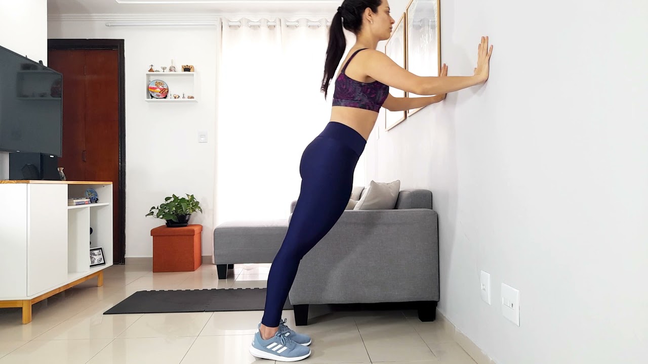 FLEXÃO DE BRAÇO NA PAREDE - YouTube
