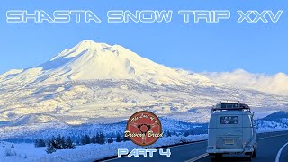 The Ultimate VW Bus Adventure - Shasta Snow Trip XXV 2025 Volkswagen Split Window Camper Van Part 4