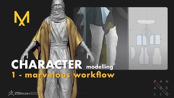 character modeling ZBRUSH+MARVELOUS  process part1