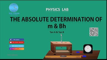Absolute Determination of m and Bh ||Tan a and Tan b #bscphysics #practical #keralauniversity