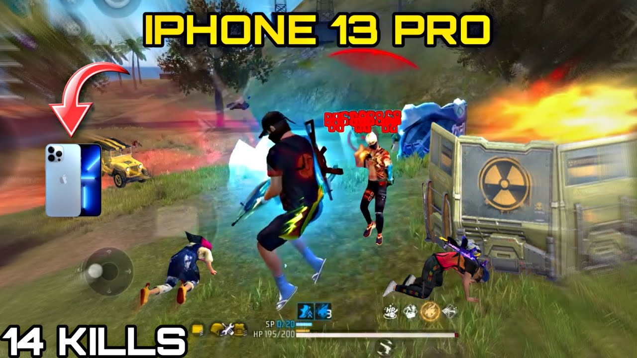 IPHONE 13 PRO FREE FIRE 🔥NEW UPDATE ⬇️ FULL GAMEPMAY RANKED 💪 ULTRA SETTINGS ⚙️