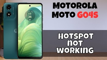 Motorola Moto G04s Hotspot Problem Fix || How to solve the hotspot issues || Hotspot not working