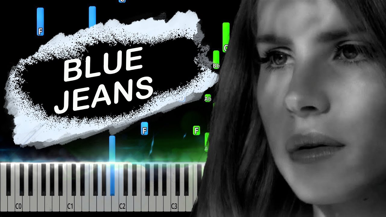 Lana Del Rey - Blue Jeans Piano Tutorial
