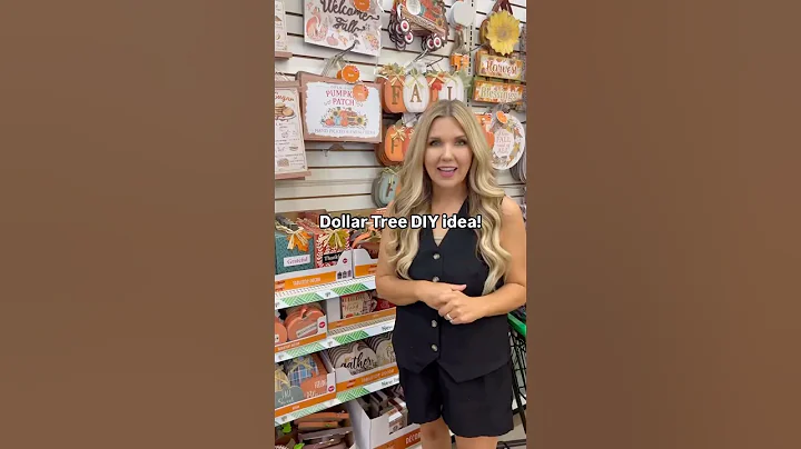 Dollar Tree Fall DIY Idea #dollartree