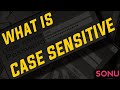 What is case sensitive (What is meant by, Meaning and definition in Hindi with example of password)