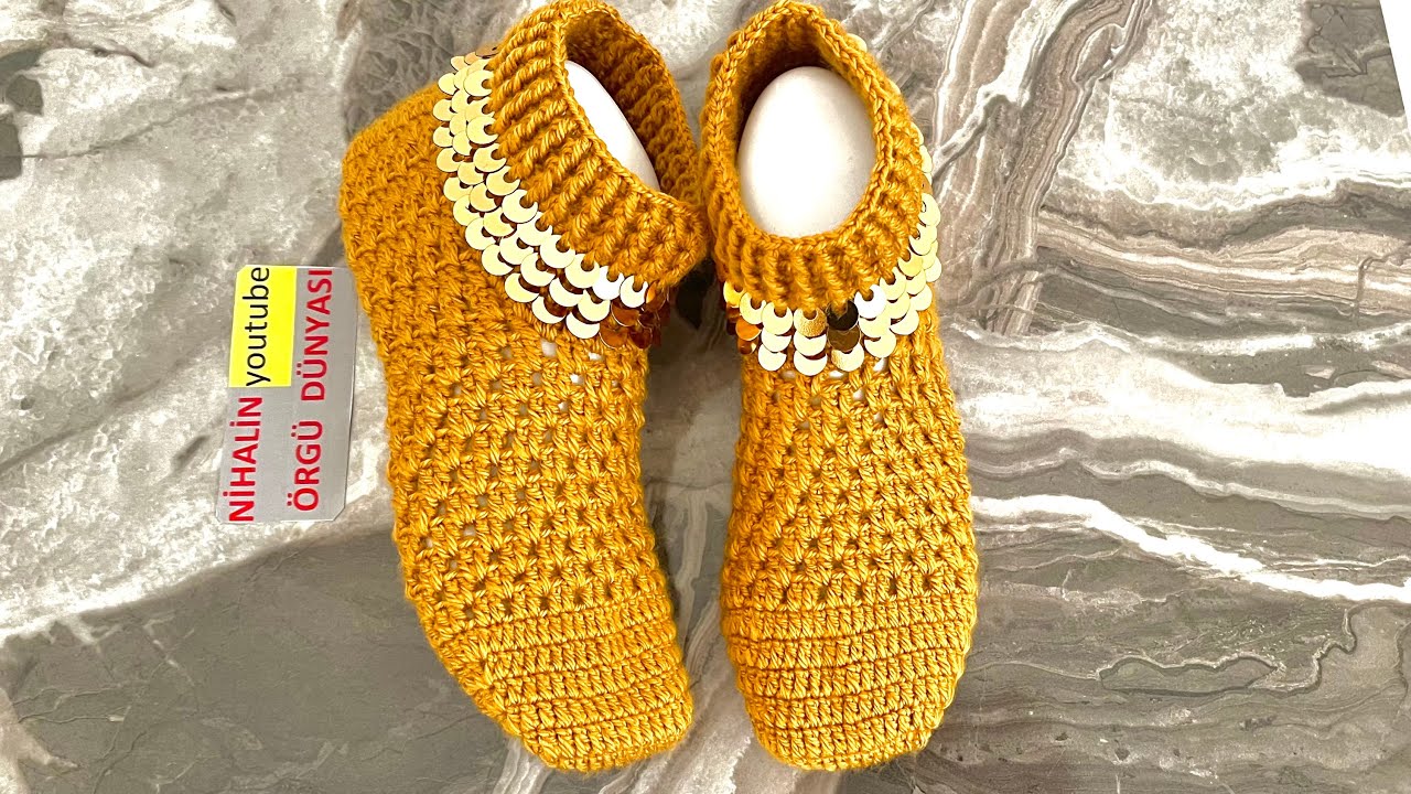 Çok güzel harika  bir PATİK Modeli #keşfet #handmade #crochetpatterns