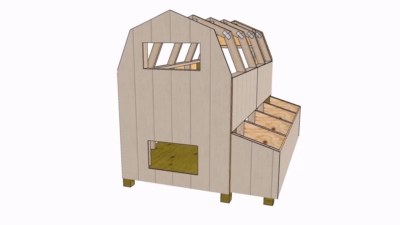 4x8 Chicken Coop Plans YouTube