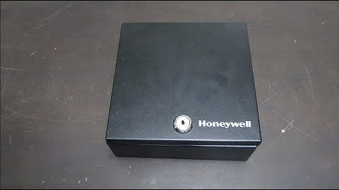How to Open a Honeywell Cash Box with a Paperclip - Cash Box / Drawer Safe / Key Box