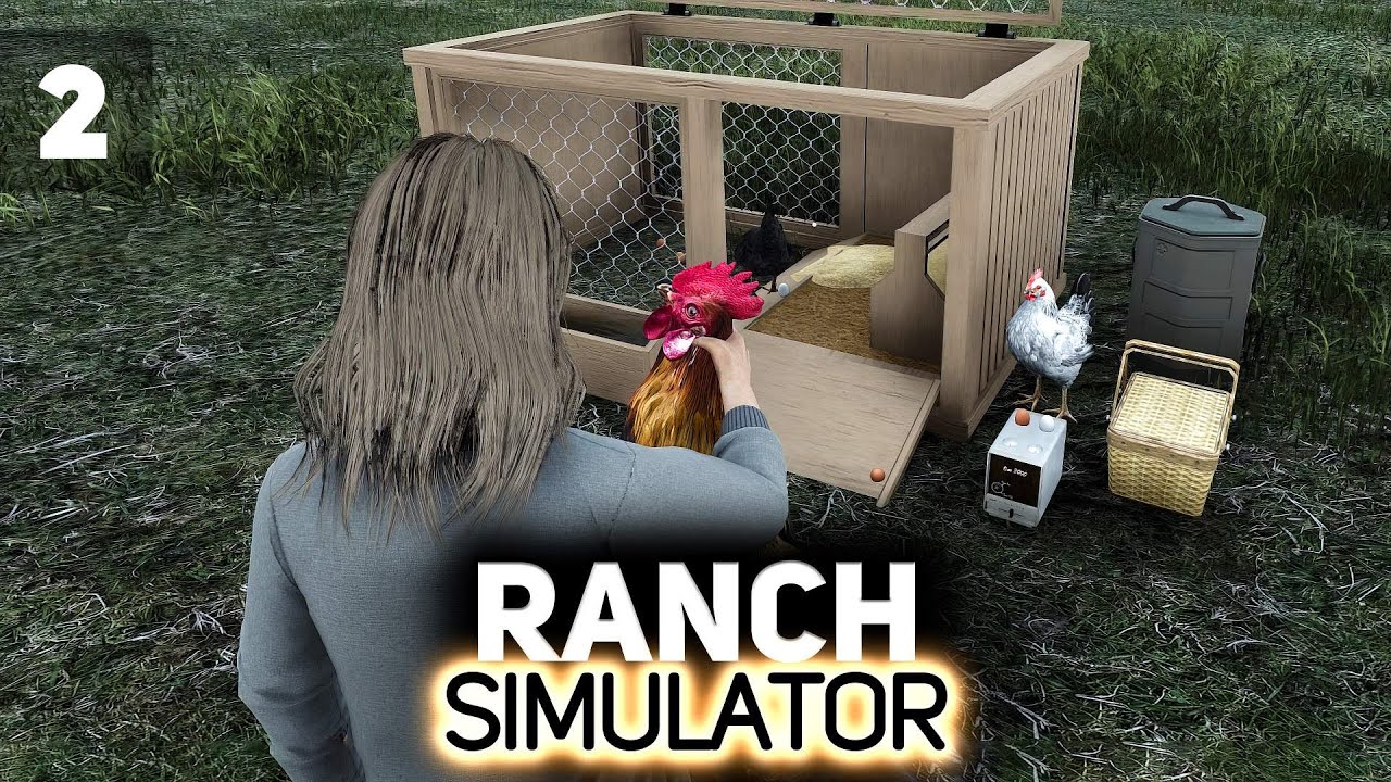 Теперь я здесь петух! 👨‍🌾 Ranch Simulator [PC 2021] #2 - YouTube
