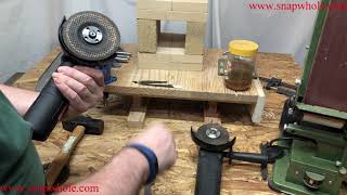 Harbor Freight NEW MODEL 4 1/2 Inch Drill Master Angle Grinder - Compare the Two Models