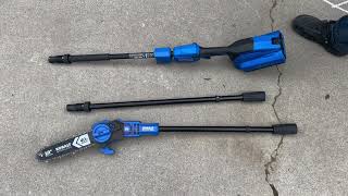 Kobalt Cordless Electric 40V Pole Saw #saw #polesaw #yardwork