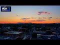 Air3 rises with the sun in downtown Harrisonburg
