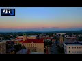 Air3 rises with the sun in downtown Harrisonburg
