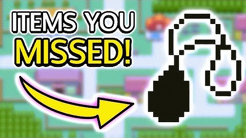 Items You Missed | Pokémon Ruby, Sapphire and Emerald!