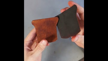 Making a Leather EDC Keychain * FULL Video on My Channel