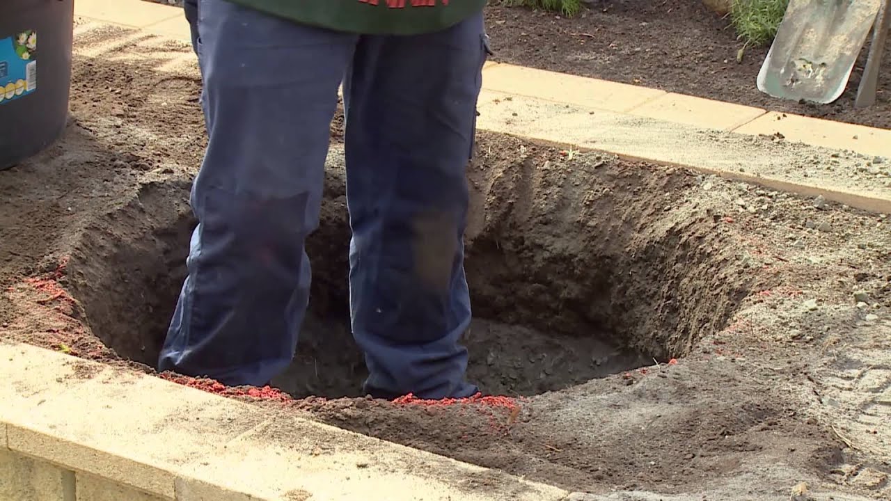 How To Build A Garden Pond - DIY At Bunnings - YouTube