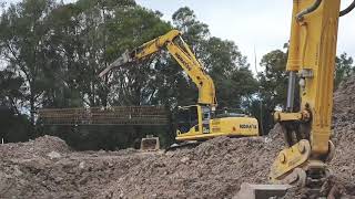 ADN Earthworks Piety Construction Site overview Hurstville, NSW