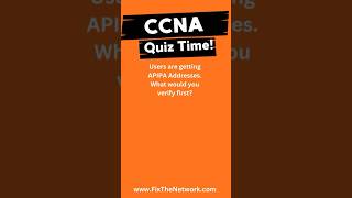 CCNA Troubleshooting Quiz #ccna #ccnapracticequestions #networkengineer #ccnaexam #cisco #ciscoccna