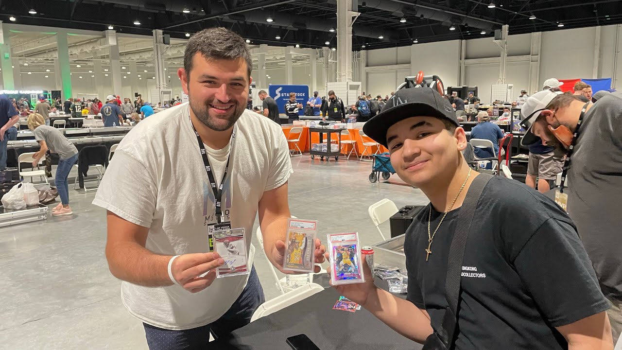 Las Vegas card show at the World Market Center day 1