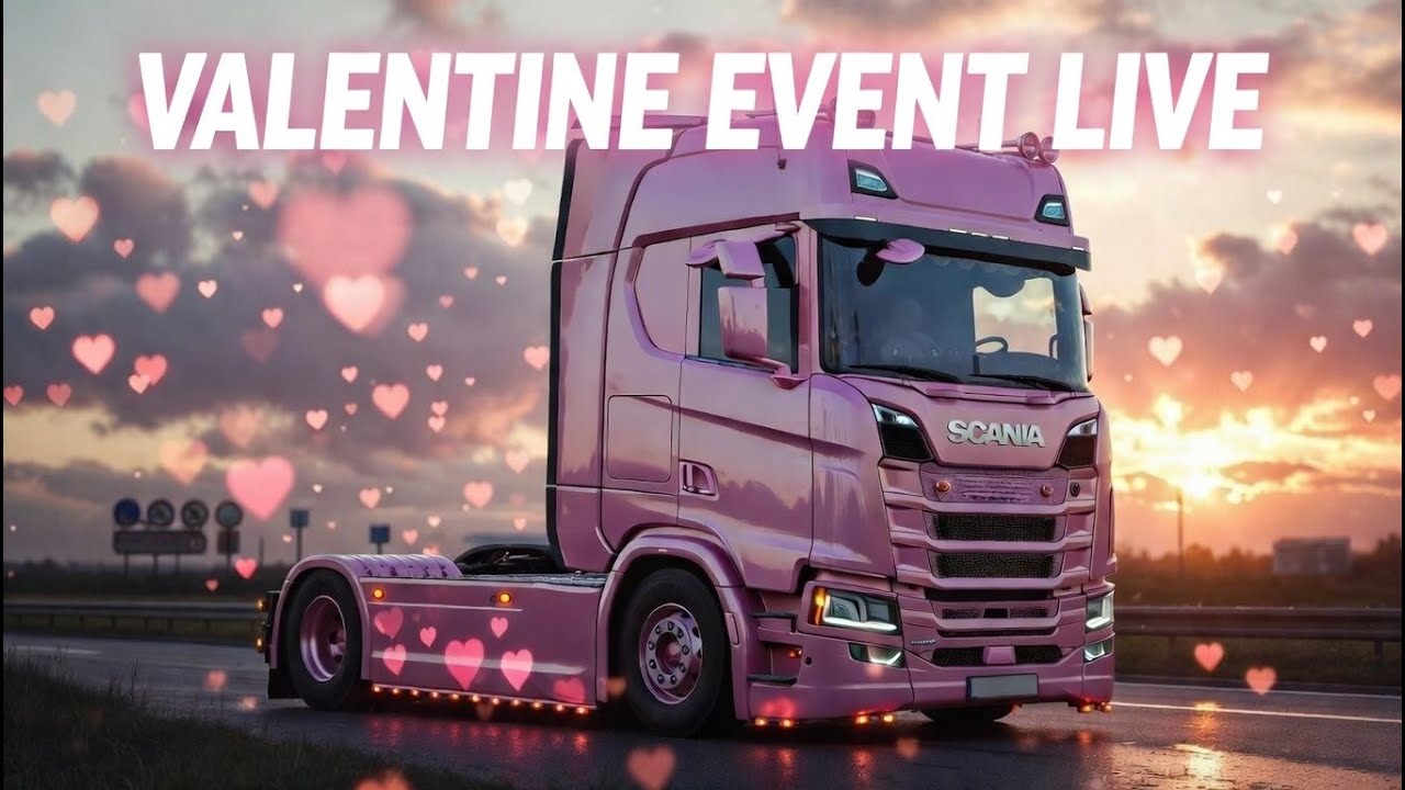 ETS2 වැලන්ටයින් | Valentine Event Live! 🔴