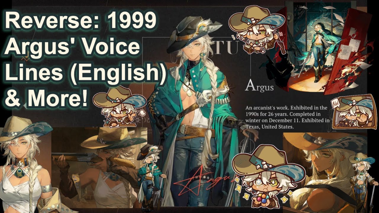 🎯🔫 Reverse: 1999 - Argus' English Voice Lines, and More! 🎯🔫 - YouTube