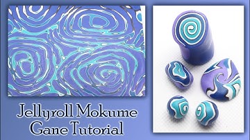 Polymer Clay Jellyroll Mokume Gane Tutorial ~ Exploring Polymer Clay Basics