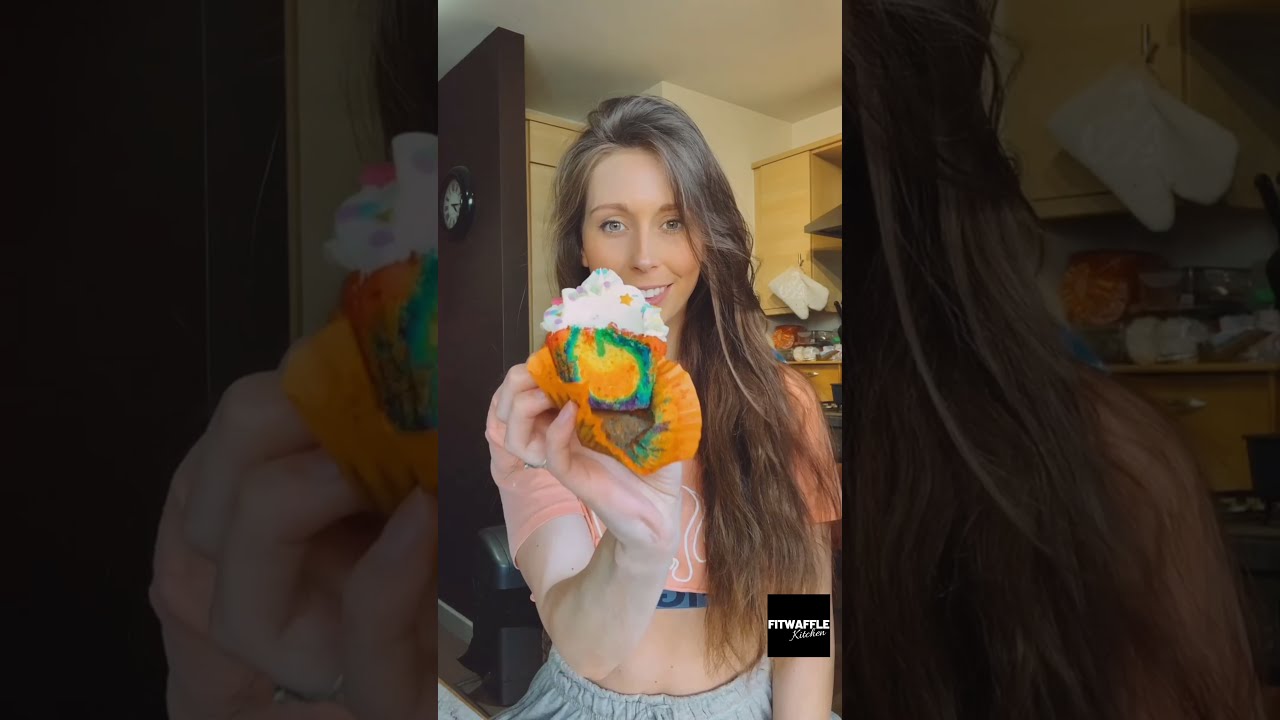 Rainbow Cupcakes Recipe tutorial  Shorts