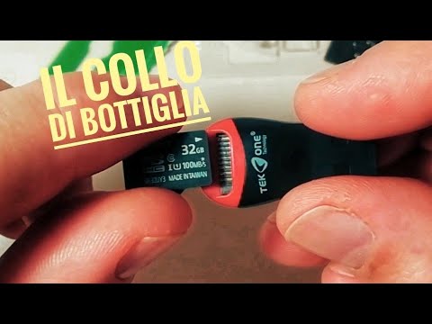 Micro SD Sony da 100 MB/s + lettore SD Tek  One = collo di bottiglia