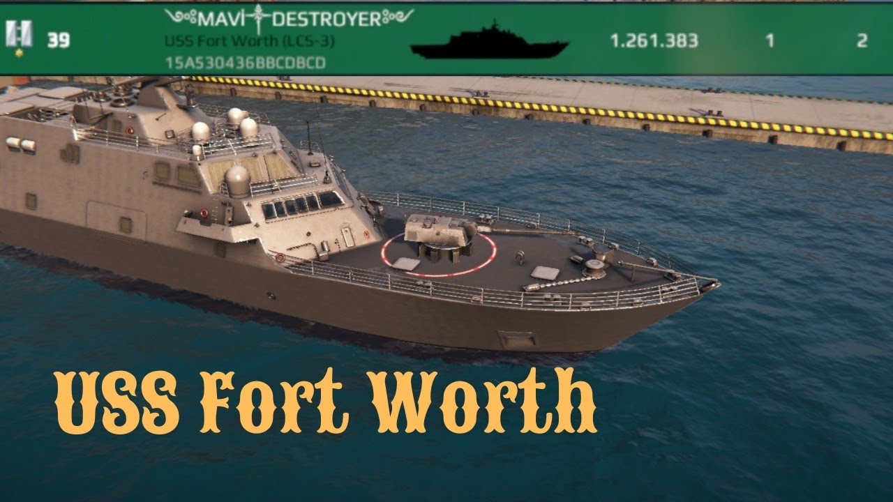 USS Fort Worth With Tier 3 Legendary Equipment | Modern Warships
