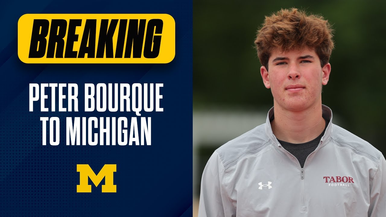 Top 100 QB Peter Bourque COMMITS to Michigan!!!!! I Wolverines I 