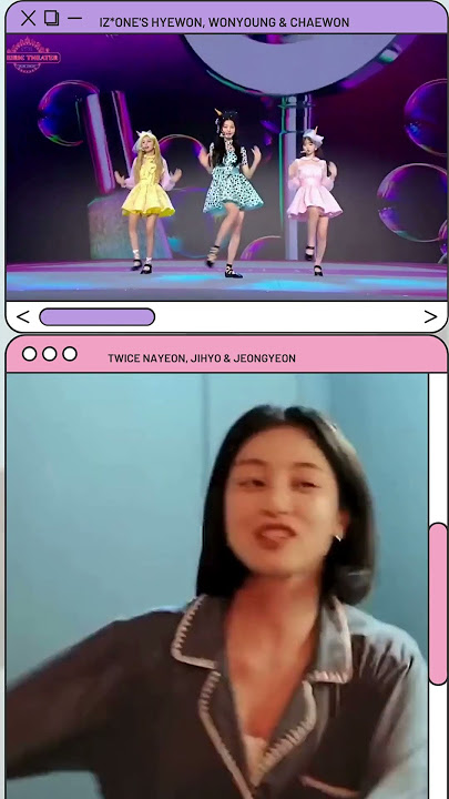 Twice & Izone Catallena Jihyo, Nayeon, Jeongyeon, Chaewon, Wonyoung & Hyewon