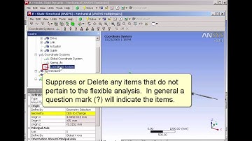 ANSYS CFX MECHANICAL | Applying Motion Loads in Structural Analysis | tutorial for beginner