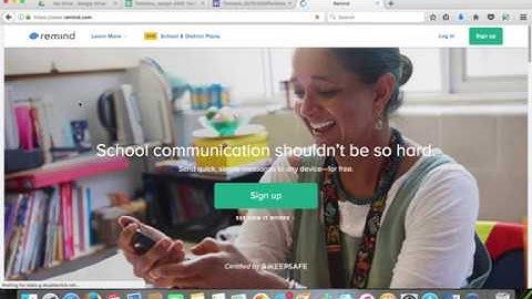 Creating a Remind 101 Account