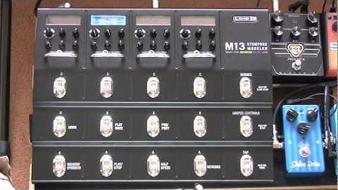 Line 6 M13 Stompbox Modeler - All Effects Demonstrated