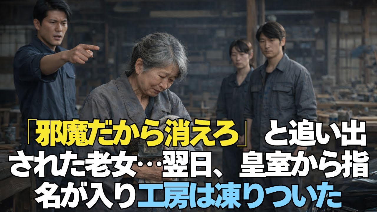 「邪魔だから消えろ」と追い出された65歳の老女…翌日、皇室から指名が入り工房は凍りついた